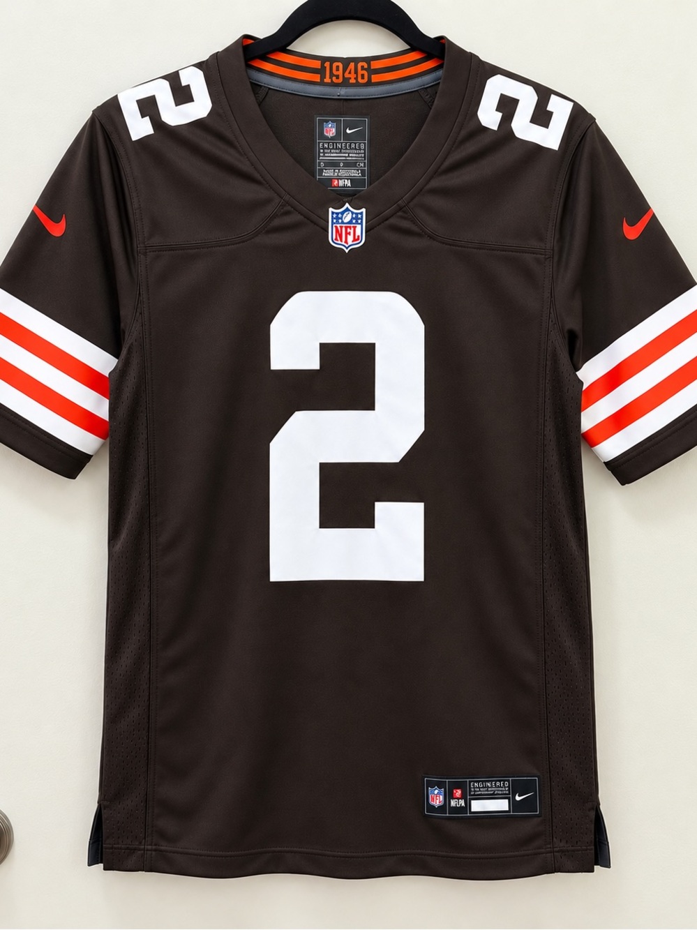 Nike Shedeur Sanders #2 Cleveland Browns NFL Jersey S NWT
